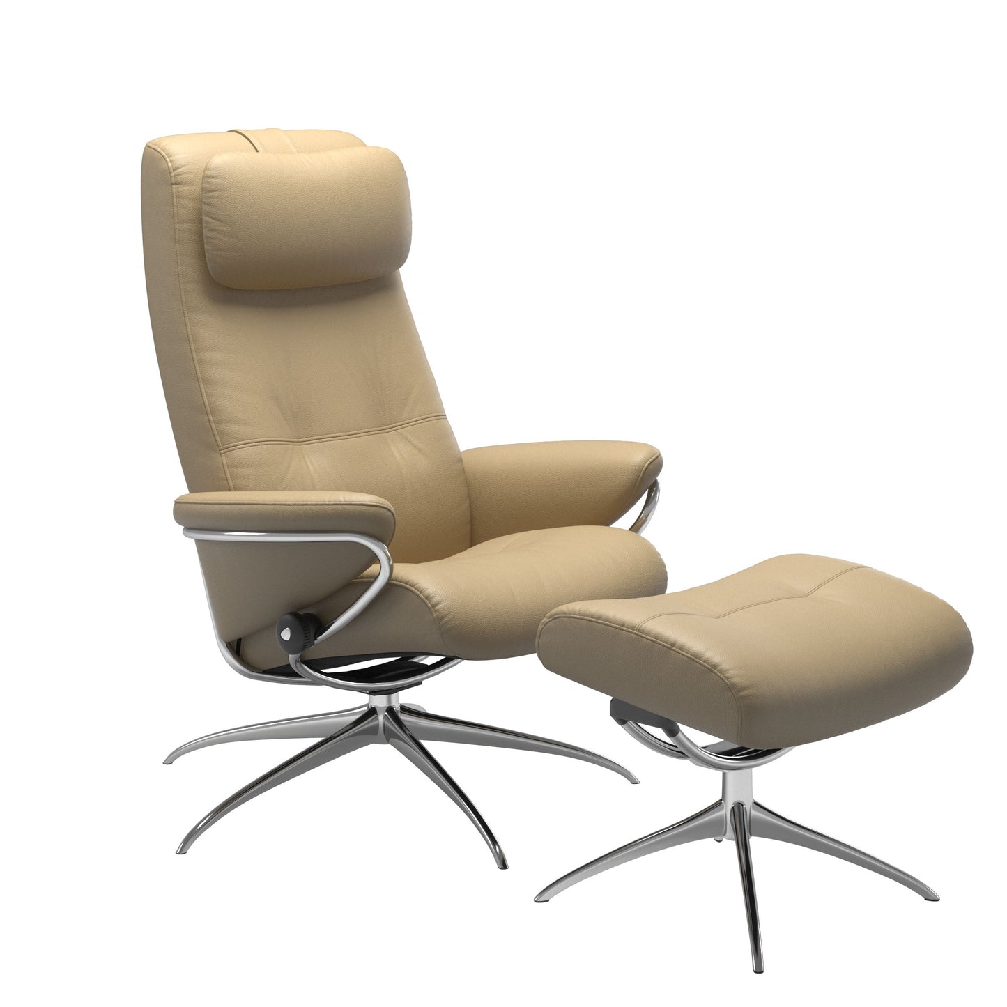 Stressless® Berlin Low Back with headrest - Cross - Paloma
