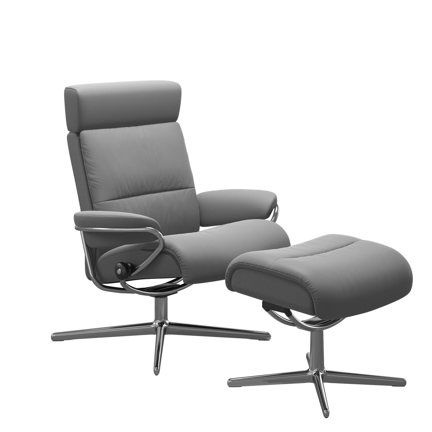 Stressless® Tokyo Dossier Bas avec appui-tête - Cross - Batick