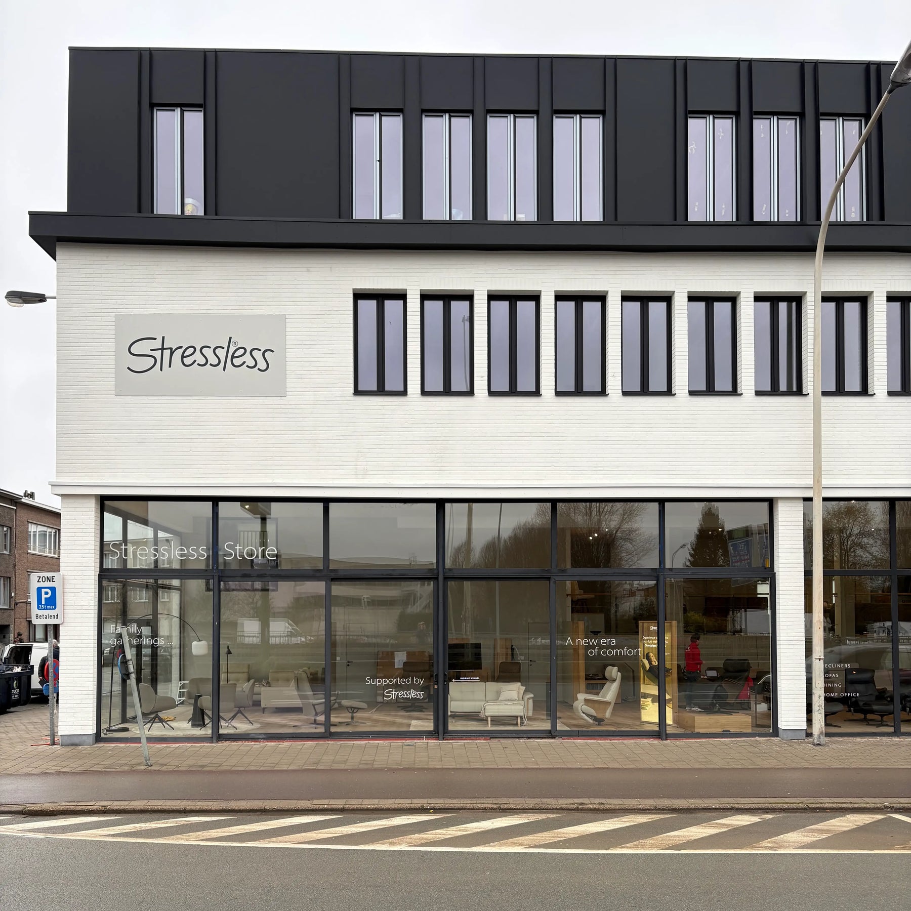 Gevel van Stressless Store® Antwerpen