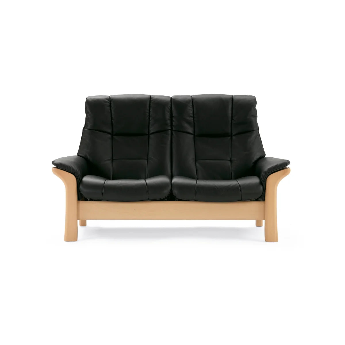 Canapé 2 places Stressless Buckingham en cuir noir