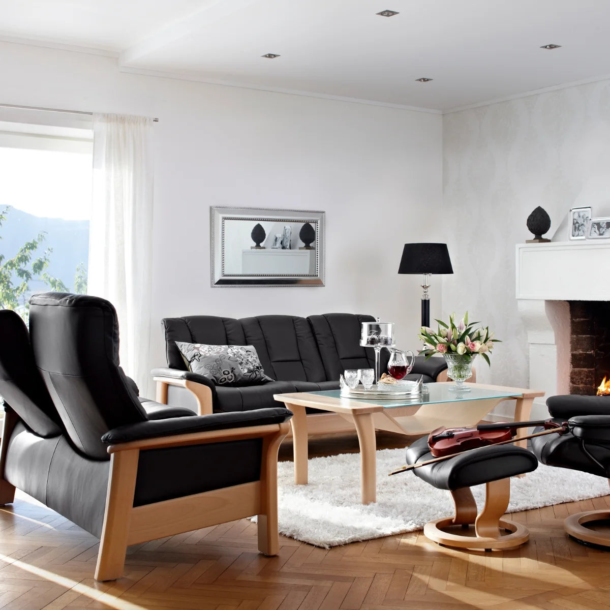 Canapé Stressless Buckingham dans un salon